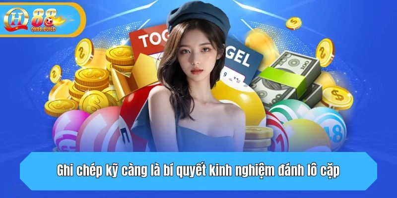 Ghi chép kỹ càng là bí quyết kinh nghiệm đánh lô cặp